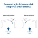 Ver imagem 4 de Kit Porta de Madeira Pivotante Frisada Direita 214cmx107cmx12cm Pe28 Esel