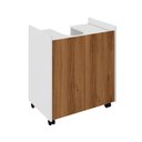 Ver imagem 7 de Gabinete de Banheiro Para Pia Coluna 2 Portas Eccos Branco/Nature