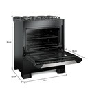 Ver mais imagens de Fogão Mueller 5 Bocas Decorato Vetro Preto Com Timer Bivolt