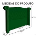 Ver mais imagens de Kit Cabeceira e Calçadeira Box Sienna 140 Cm Casal Suede
