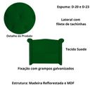 Ver imagem 4 de Kit Cabeceira e Calçadeira Box Sienna 140 Cm Casal Suede