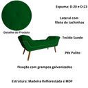 Ver imagem 5 de Kit Cabeceira e Calçadeira Box Sienna 140 Cm Casal Suede