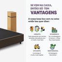 Ver imagem 3 de Cama Box Queen Desmontável Marrom + Colchão Umaflex Fit Firm D33 17cm Altura - Orthocamas