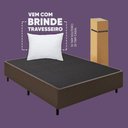 Ver imagem 4 de Cama Box Queen Desmontável Marrom + Colchão Umaflex Fit Firm D33 17cm Altura - Orthocamas