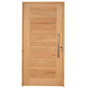 Ver imagem 1 de Kit Porta de Madeira Pivotante Frisada Esquerda 214cmx107cmx12cm Pe28 Esel