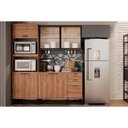 Ver imagem 7 de Gabinete de Cozinha Modulado Balcão Alpha 2506 3 Portas e 2 Gavetas C/ Tampo 120cm Branco - Carraro