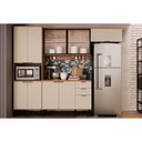 Ver imagem 5 de Gabinete de Cozinha Modulado Balcão Alpha 2506 3 Portas e 2 Gavetas C/ Tampo 120cm Branco - Carraro