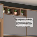 Ver imagem 7 de Cozinha Completa 6 Peças com Nicho para Micro-ondas e Tampo 280cm Isa Luciane Móveis