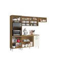 Ver imagem 2 de Cozinha Compacta Balcão com Tampo Atenas 6 Portas 2 Gavetas - Atacama / Off White