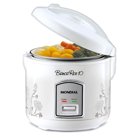 Panela Elétrica Mondial Bianca Rice Branca 127v 10 Pe-10