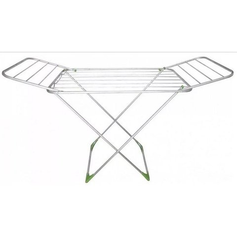 Varal Aluminio de Chão com Abas Portátil 1,60 Metros
