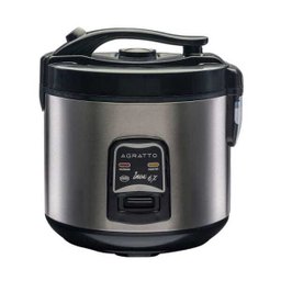 Panela Elétrica Arroz Inox e Visor Vidro 127v Agratto - 1