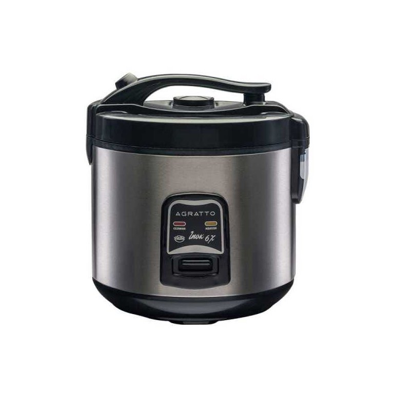Panela Elétrica Arroz Inox e Visor Vidro 127v Agratto