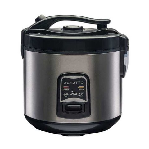 Panela Elétrica Arroz Inox e Visor Vidro 127v Agratto