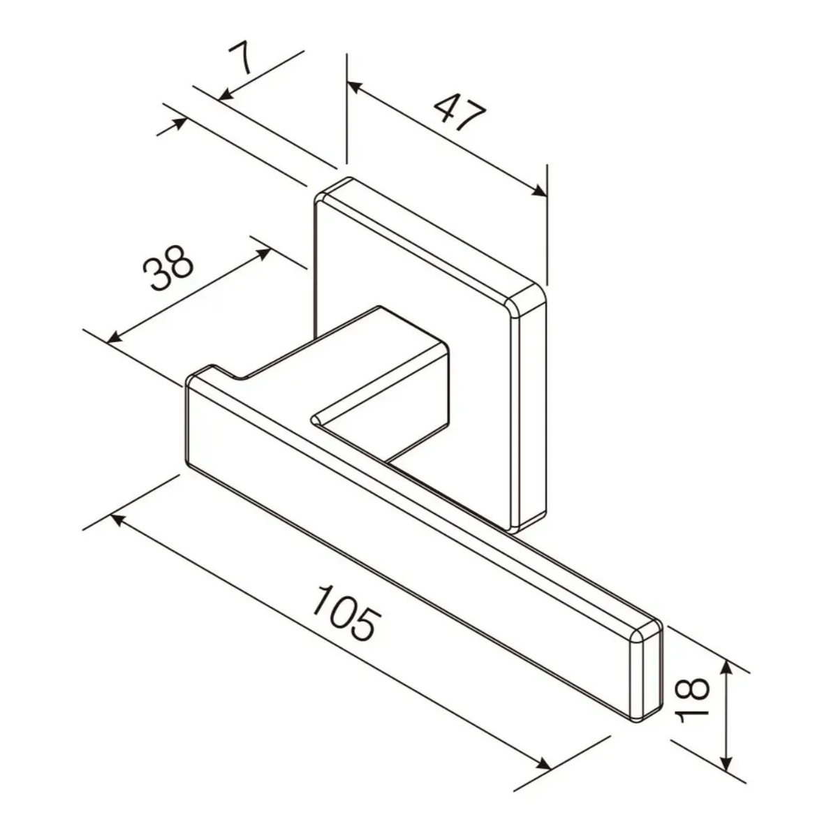 Fechadura Porta Externa Zm Concept 408 Broca 40mm Escovado Pado - 2