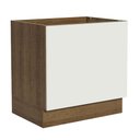 Ver imagem 3 de Balcão para Forno de Embutir 80 X 60 Cm sem Tampo Rustic/branco Agata, Glamy, Stella Madesa