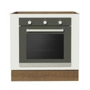 Ver imagem 6 de Balcão para Forno de Embutir 80 X 60 Cm sem Tampo Rustic/branco Agata, Glamy, Stella Madesa