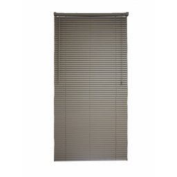 Persiana Horizontal PVC 25mm BLOCK LUXO 80larg x 220alt Café - Quarto/Sala/ Escritório/Cozinha/Lavan - 1