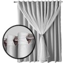 Ver imagem 5 de Cortina Quarto para Sala e Blecaute Lea 8,10 X 2,50 Branco