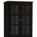 Ver imagem 2 de Cristaleira 4 Portas 3 Prateleiras e 1 Gaveta Hannover 60809 Linz Móveis