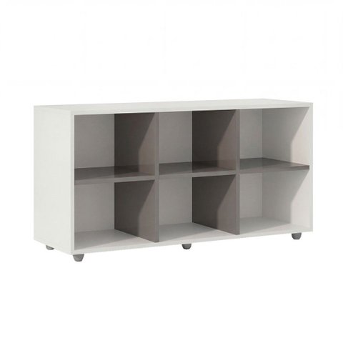 Nicho Organizador 6 Nichos Branco/cinza Cobalto - Movelbras