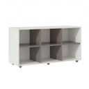 Ver imagem 1 de Nicho Organizador 6 Nichos Branco/cinza Cobalto - Movelbras