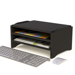 Suporte para Monitor Triplo Preto 9768 Stalo - 1