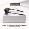 Oculos Sol Juliet Lupa Proteção Uv Mandrake Metal + Case Qualidade Premium Aste Metal - 7