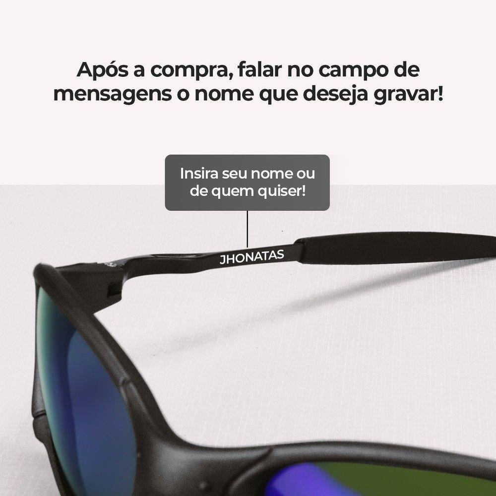 Oculos Sol Juliet Lupa Proteção Uv Mandrake Metal + Case Qualidade Premium Aste Metal - 2