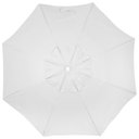 Ver imagem 4 de Guarda Sol 2,40 Metros Branco Bagum Caiobá e Alumínio com Vareta de Fibra Bel