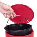 Ver imagem 7 de Lixeira Modern Vermelha 5L