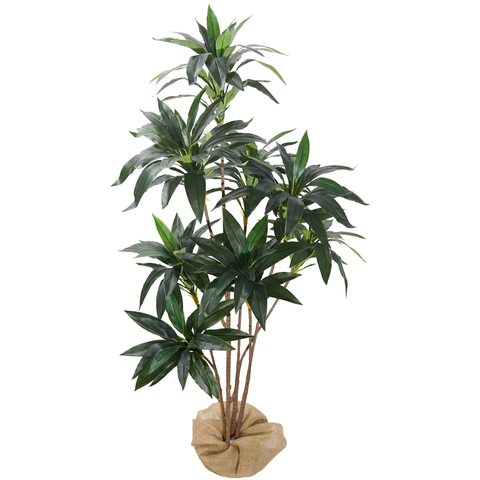 Arvore Planta Artificial Dracena 160cm Folhas Verde