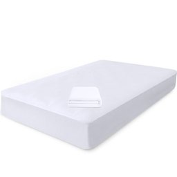 Capa Protetora de Colchão King Impermeável 100 Silencioso de Malha Premium 203x193x36cm BF Colchões - 1