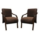 Ver imagem 2 de Poltrona Vênus 1 Lugar, Braço Madeira - Marrom