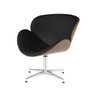 Poltrona Vancouver - 1 Lugar, Base Giratória - Preto - 1