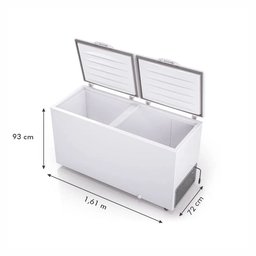 Freezer Horizontal Grande 500l Gelopar Ghbs510 -20°c 2 Portas - 5