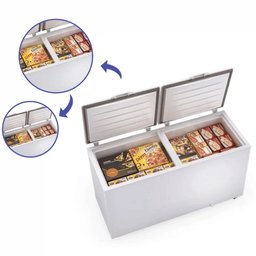 Freezer Horizontal Grande 500l Gelopar Ghbs510 -20°c 2 Portas - 1
