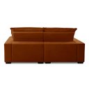 Ver imagem 5 de Sofa Retratil Reclinavel 2 Lugares 1,80m Atlantis Veludo Terracota Lansofbr Lansof Brasil