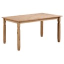 Ver imagem 1 de Mesa de Jantar Retangular 150cm Madeira Maciça Marrom Antique Linha Corona
