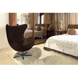 Poltrona Egg - Marrom - 1