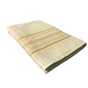 Ver imagem 1 de Kit 3 Toalhas de Banho Suprema Gigante Grande Felpuda Canelada Macia Grossa Perfeito Estilo Bege