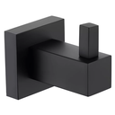 Ver imagem 1 de Cabide Simples Porta Toalhas - Gancho Parede Banheiro Lavabo Lavatório Preto Fosco Black Matte Metal