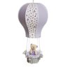 Lustre Balão Cintura Ursa Lilás Quarto Bebê Infantil Menina - 1