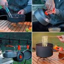 Ver imagem 5 de Kit Panelas Camping 3 Peças Alumínio com Tigelas e Acessórios