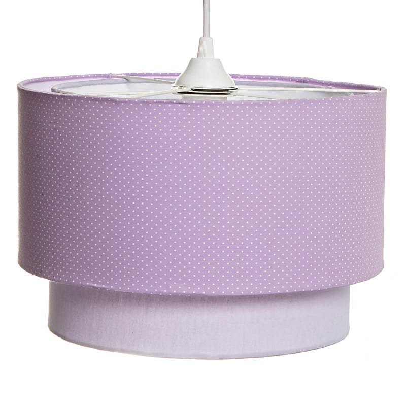 Ver imagem 1 de Lustre Tubular Duplo Lilás Quarto Bebê Infantil Menina