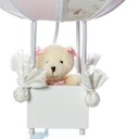 Ver imagem 2 de Abajur Balãozinho Ursa Rosa Quarto Bebê Infantil Menina