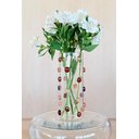 Ver imagem 5 de Vaso Vidro Decorado com Gemas de Vidro na Cor Âmbar 26,5 Altura