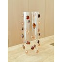 Ver imagem 6 de Vaso Vidro Decorado com Gemas de Vidro na Cor Âmbar 26,5 Altura