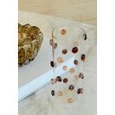 Ver imagem 4 de Vaso Vidro Decorado com Gemas de Vidro na Cor Âmbar 26,5 Altura