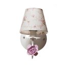Ver imagem 1 de Arandela 1 Lâmpada Flor Rosa Quarto Bebê Infantil Menina